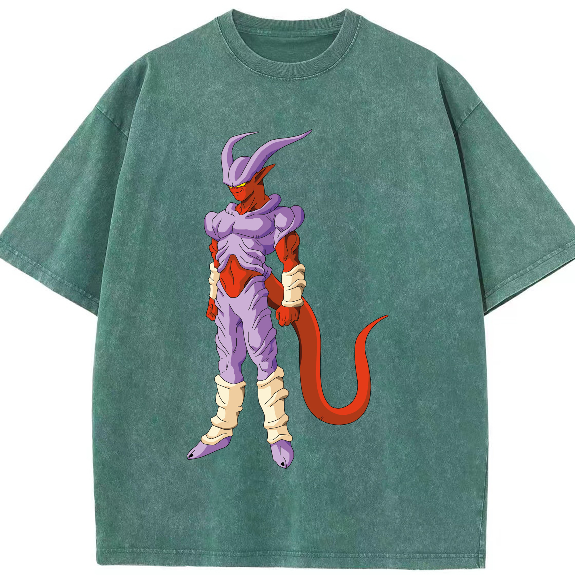 （画像用） ドラゴンボール ジャネンバ DRAGON BALL Janemba 綿100% ヴィンテージ風 半袖Tシャツ（フロントプリント）